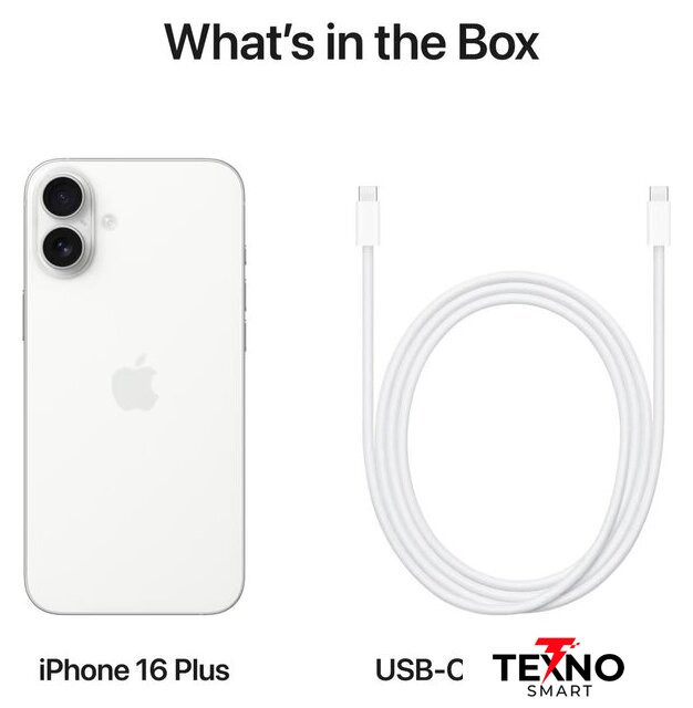 Apple iPhone 16 Plus 128GB (белый) Apple iPhone 16 Plus 128GB (белый)