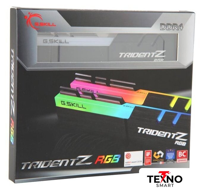 Trident Z RGB 2x32ГБ DDR4 3600 МГц F4-3600C18D-64GTZR Trident Z RGB 2x32ГБ DDR4 3600 МГц F4-3600C18D-64GTZR