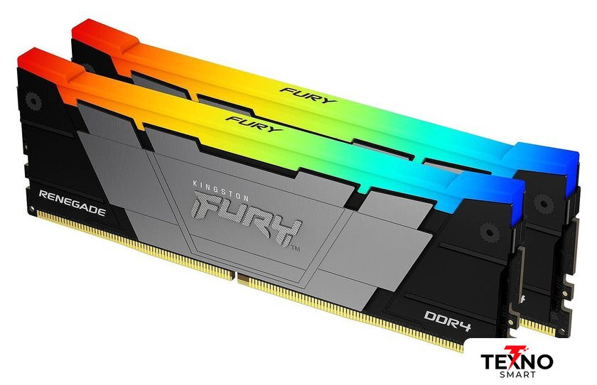 FURY Renegade RGB 2x8ГБ DDR4 3200МГц KF432C16RB2AK2/16 FURY Renegade RGB 2x8ГБ DDR4 3200МГц KF432C16RB2AK2/16