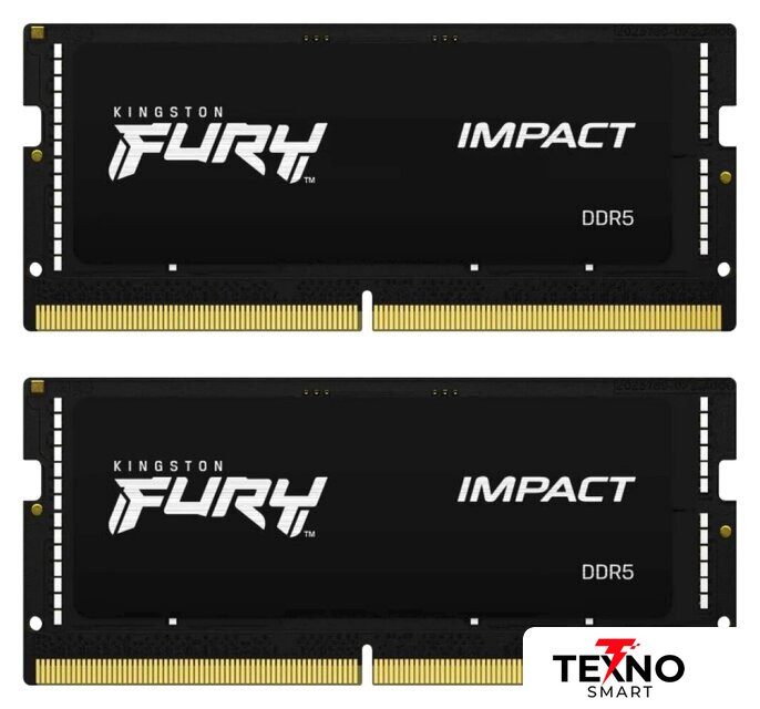 FURY Impact 2x16 ГБ DDR5 4800 МГц KF548S38IBK2-32 FURY Impact 2x16 ГБ DDR5 4800 МГц KF548S38IBK2-32