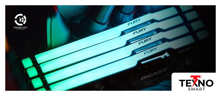 FURY Beast RGB 2x16ГБ DDR5 6400МГц KF564C32BBAK2-32 FURY Beast RGB 2x16ГБ DDR5 6400МГц KF564C32BBAK2-32