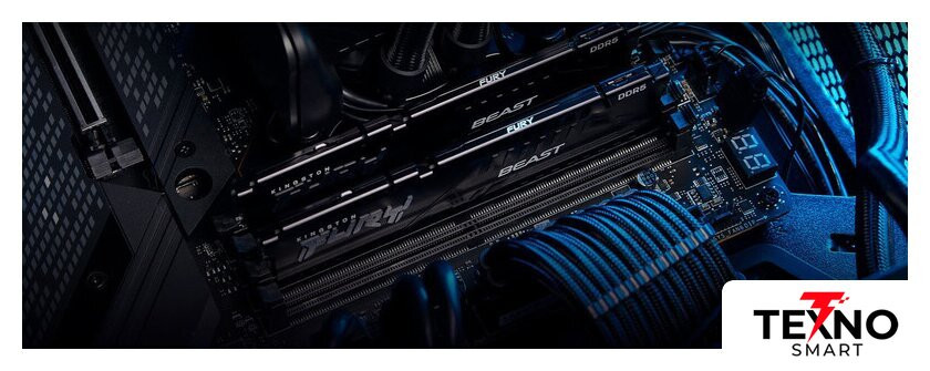FURY Beast 2x32ГБ DDR5 6000 МГц KF560C30BBEK2-64 FURY Beast 2x32ГБ DDR5 6000 МГц KF560C30BBEK2-64