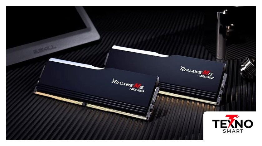 Ripjaws M5 Neo RGB 2x32ГБ DDR5 6000 МГц F5-6000J3040G32GX2-RM5NRK Ripjaws M5 Neo RGB 2x32ГБ DDR5 6000 МГц F5-6000J3040G32GX2-RM5NRK