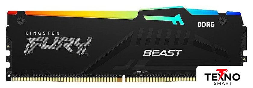 FURY Beast RGB 32ГБ DDR5 6000МГц KF560C36BBEA-32 FURY Beast RGB 32ГБ DDR5 6000МГц KF560C36BBEA-32