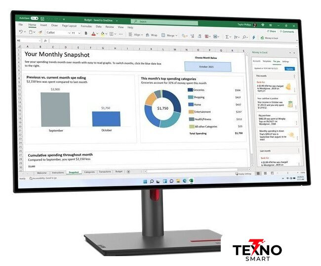 ThinkVision P27h-30 63A1GAT1UK ThinkVision P27h-30 63A1GAT1UK