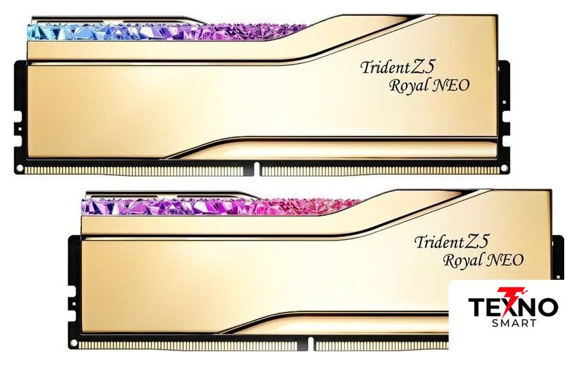 Trident Z5 Royal Neo 2x16ГБ DDR5 6000 МГц F5-6000J2836G16GX2-TR5G Trident Z5 Royal Neo 2x16ГБ DDR5 6000 МГц F5-6000J2836G16GX2-TR5G