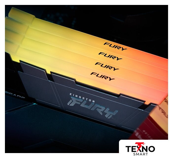 FURY Renegade RGB 2x8ГБ DDR4 3200МГц KF432C16RB2AK2/16 FURY Renegade RGB 2x8ГБ DDR4 3200МГц KF432C16RB2AK2/16