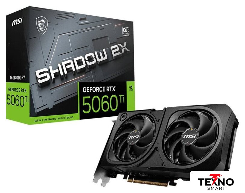 MSI GeForce RTX 5060 Ti 16G Shadow 2X OC Plus MSI GeForce RTX 5060 Ti 16G Shadow 2X OC Plus