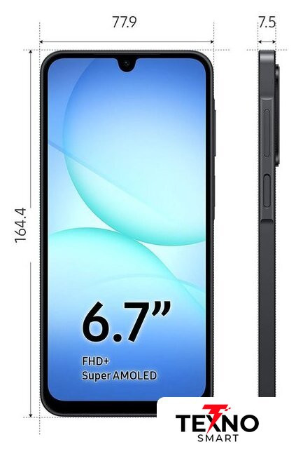Samsung Galaxy A17 SM-A176B 8GB/256GB (черный) Samsung Galaxy A17 SM-A176B 8GB/256GB (черный)