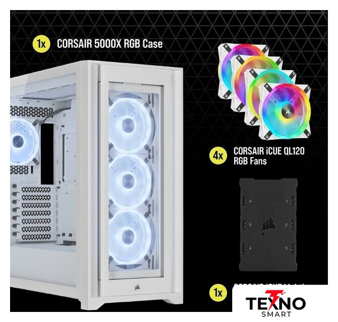 Corsair iCUE 5000X RGB QL Edition CC-9011233-WW Corsair iCUE 5000X RGB QL Edition CC-9011233-WW