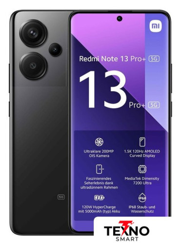 Redmi Note 13 Pro+ 5G 8GB/256GB с NFC международная версия (полуночный черный)