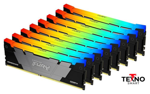 Kingston FURY Renegade RGB 8x32ГБ DDR4 3200 МГц KF432C16RB2AK8/256 Kingston FURY Renegade RGB 8x32ГБ DDR4 3200 МГц KF432C16RB2AK8/256